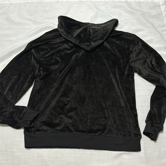 NBA Women's Chicago Bulls Velour Zip-Up Graphic Hoodie - - Picture 4 of 4